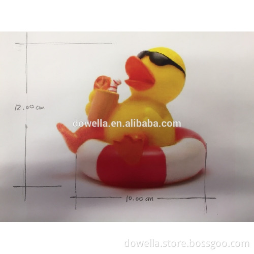 OEM/ODM welcomed custom floating rubber duck PVC bath toy for children shower